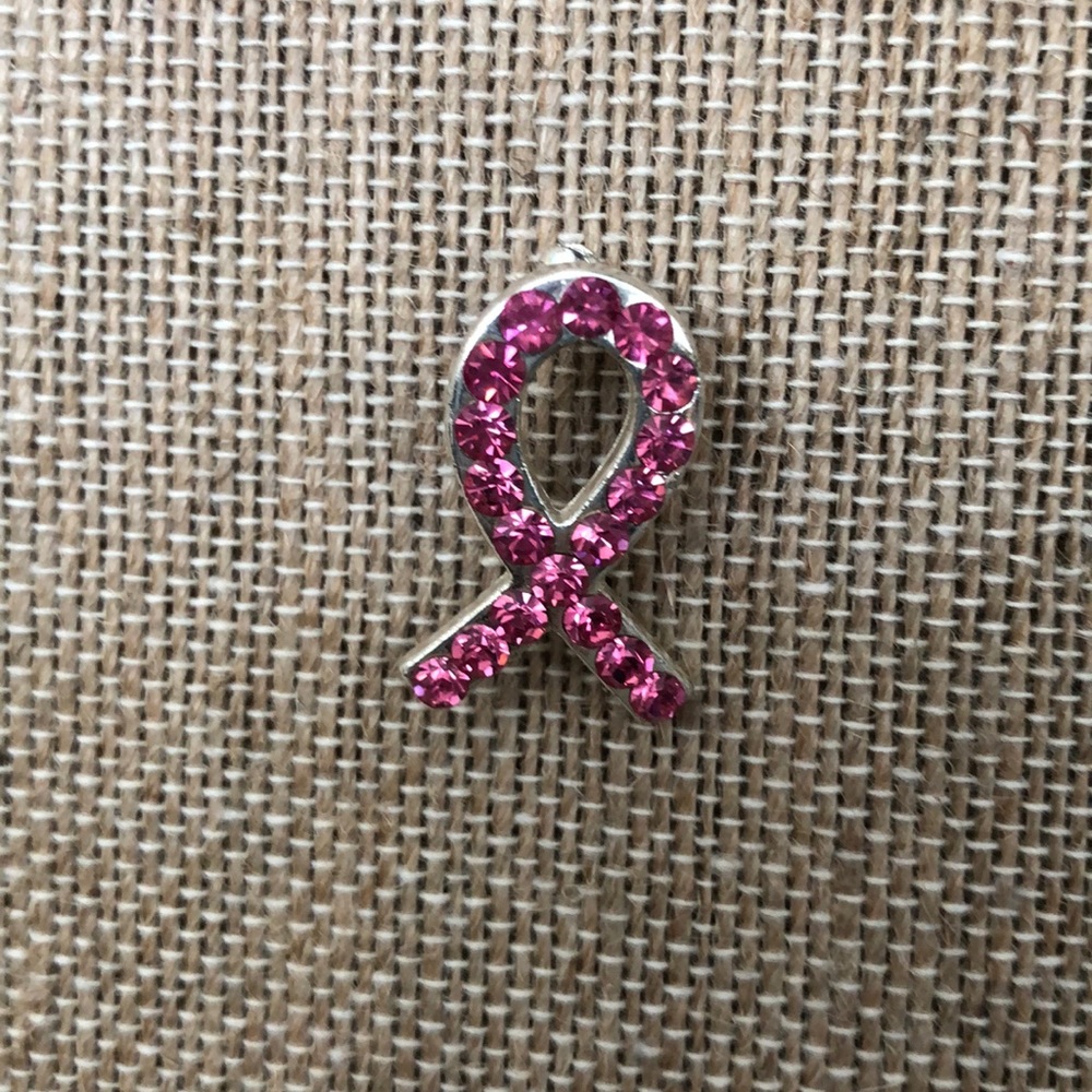 Breast Cancer Ribbon Brooch
